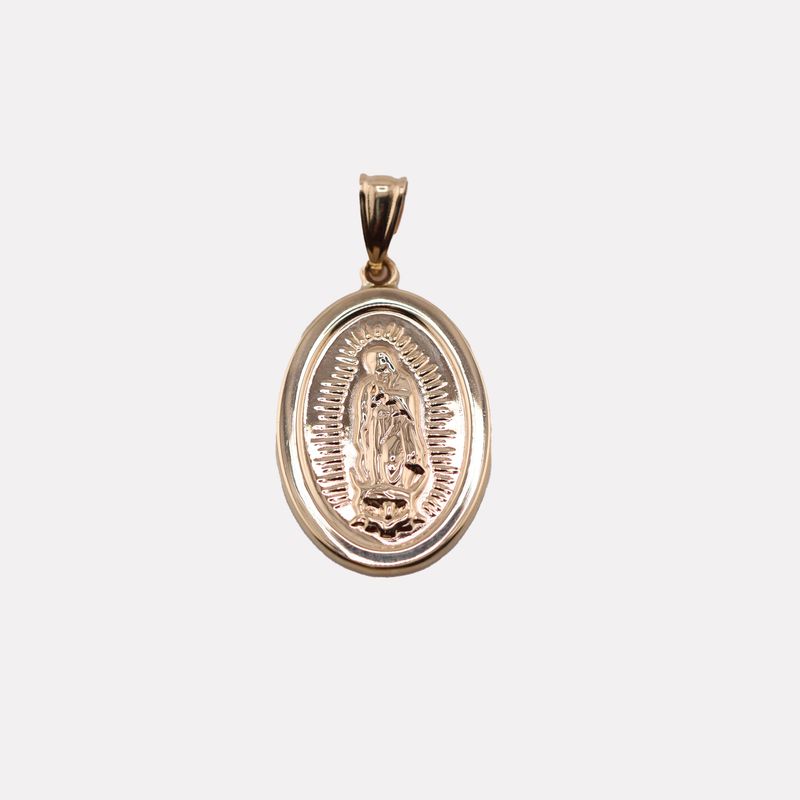 Dije Virgen Ovalo 10K 1.4g
